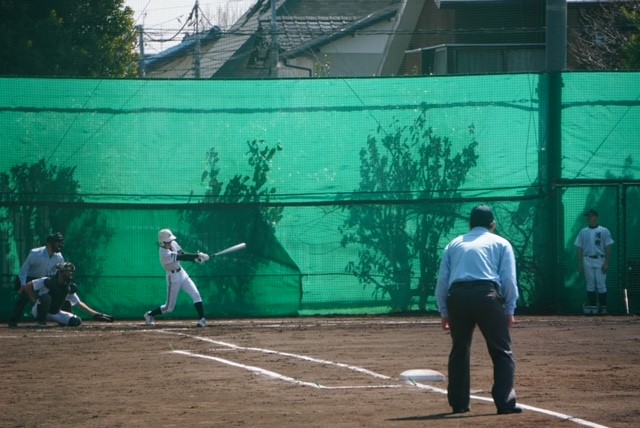 硬式野球部春大会　対清瀬